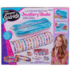 Shimmer N Sparkle Dots &amp; Dashes Tila Bead Bracelet Studio
