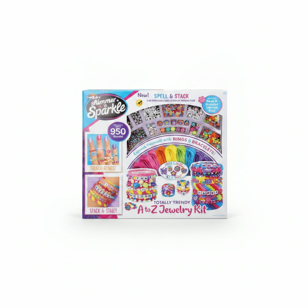 Shimmer N Sparkle Totally Trendy A-Z Jewelry Kit