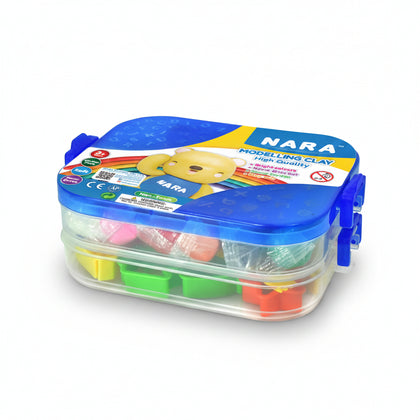 7 Colors 7 Round Sticks Of Clay 380G +10 Cutters & 3 Shaping Tools