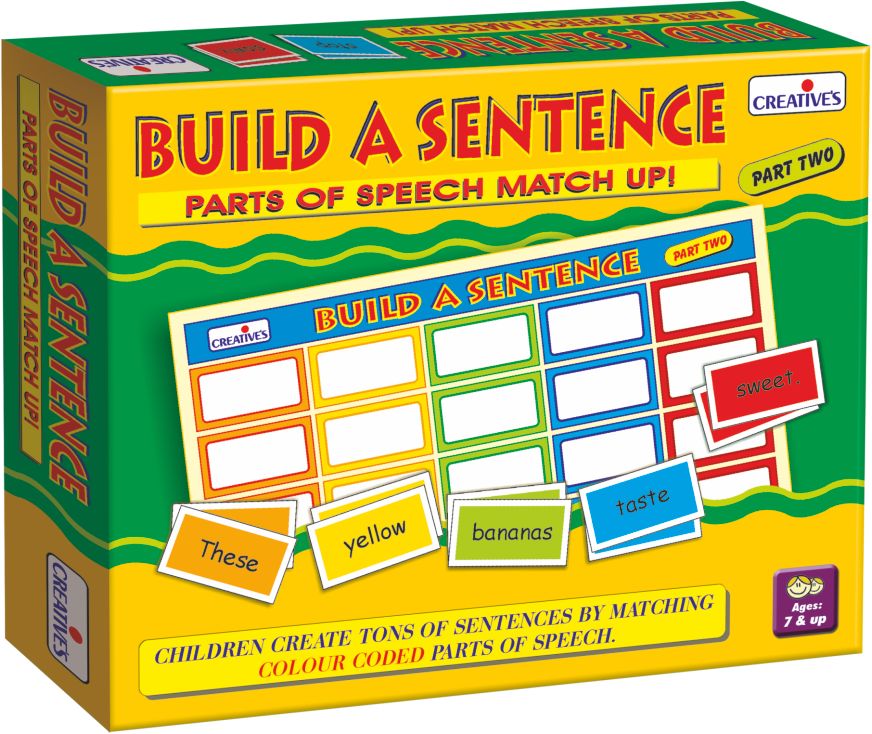 Build A Sentence Parts Of Speech Match Up Part-2