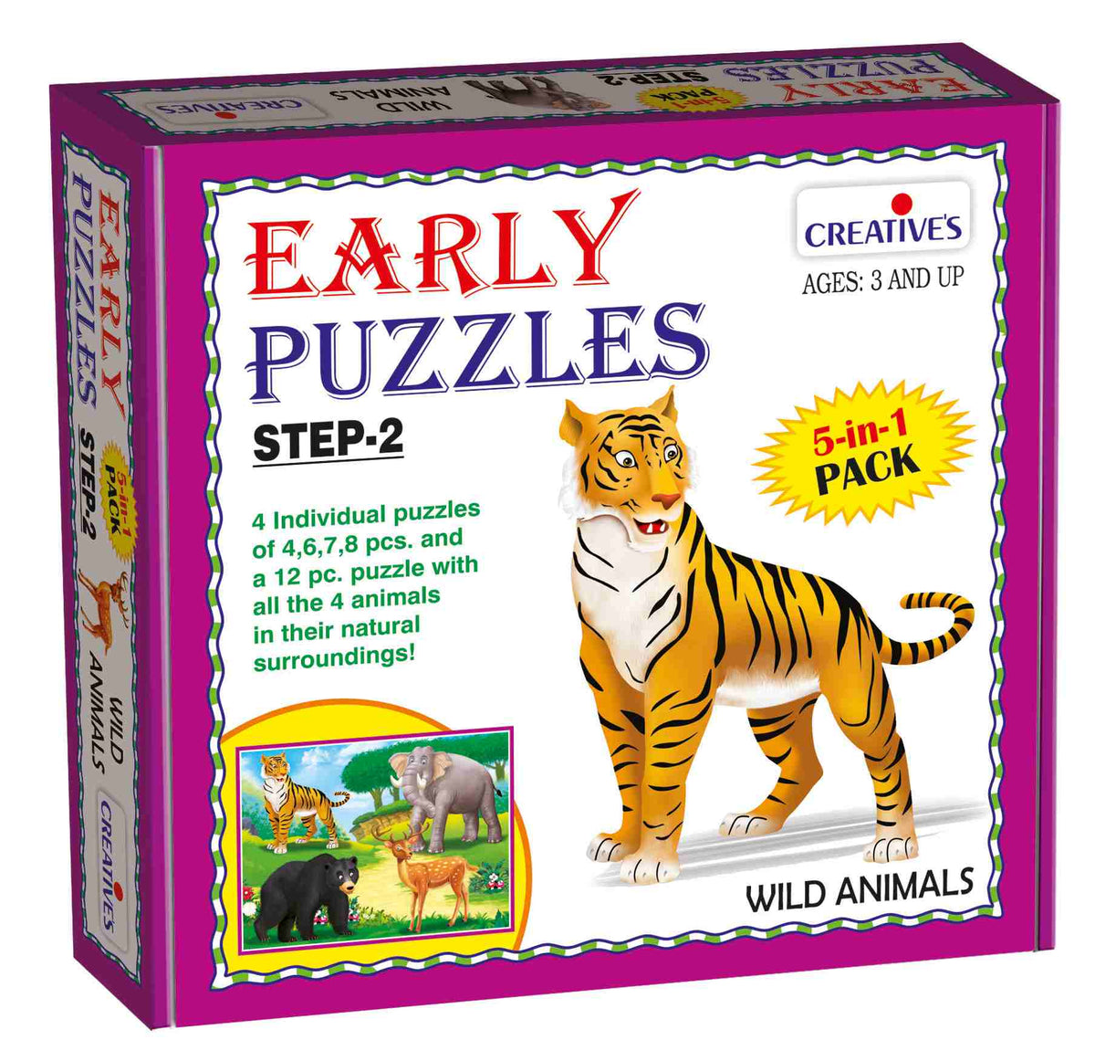 Early Puzzles Step Ii-Wild Animals