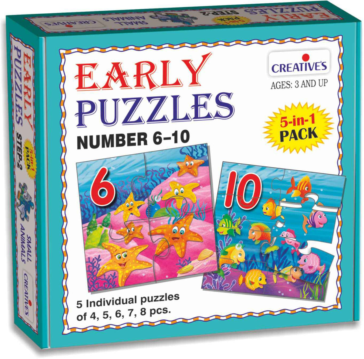 Early Puzzles Step Ii- Numbers 6 To 10