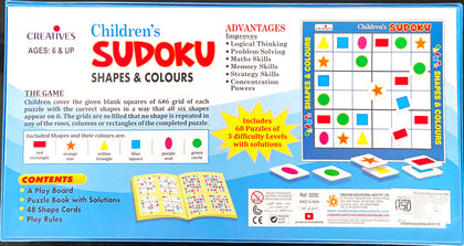 Children’S Sudoku – Shapes & Colours