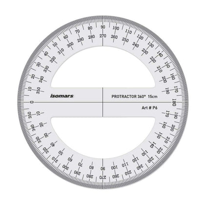 Protractor Circular 6"