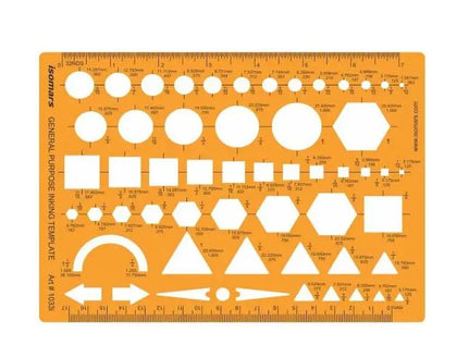 Architectural Template Ruler General Purpose