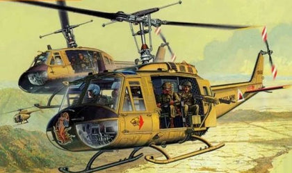 Helicopter Huey Uh-1D  Model Kit
