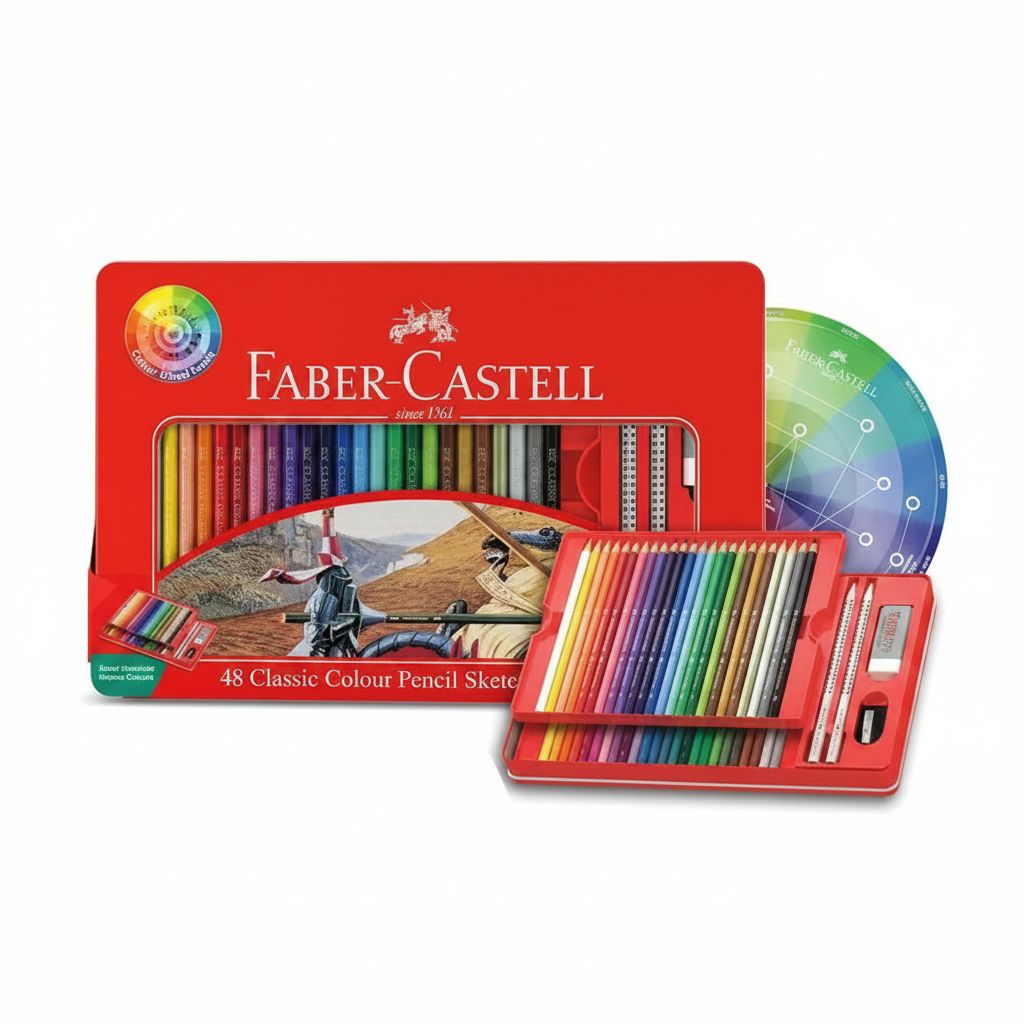 Coloring Pencils In Metal Box 48/Pk