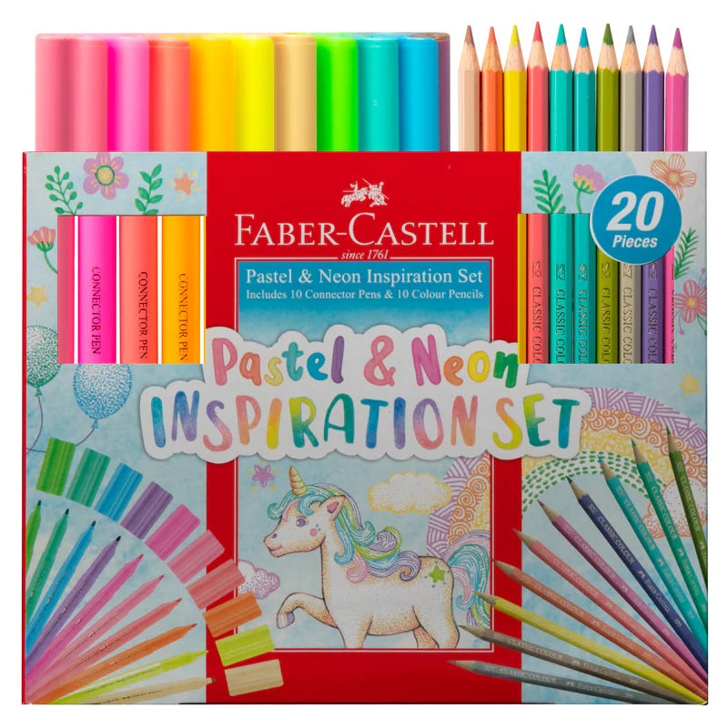 Connector Pen 20 Neon Pastel Inspiration Set