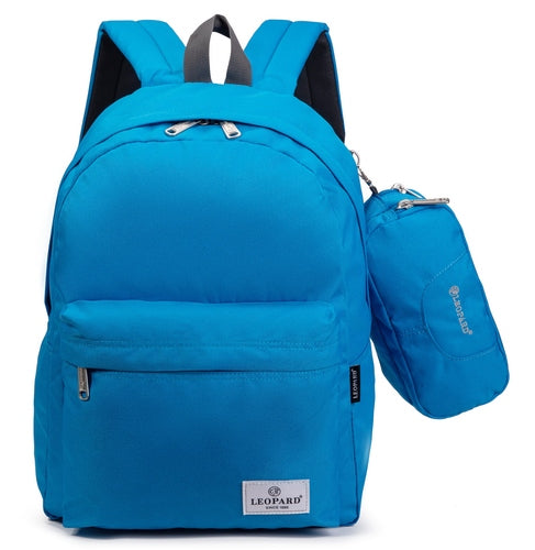 Backpack 1 Part With Pencil Case Blue Backpack Size 40X31X16