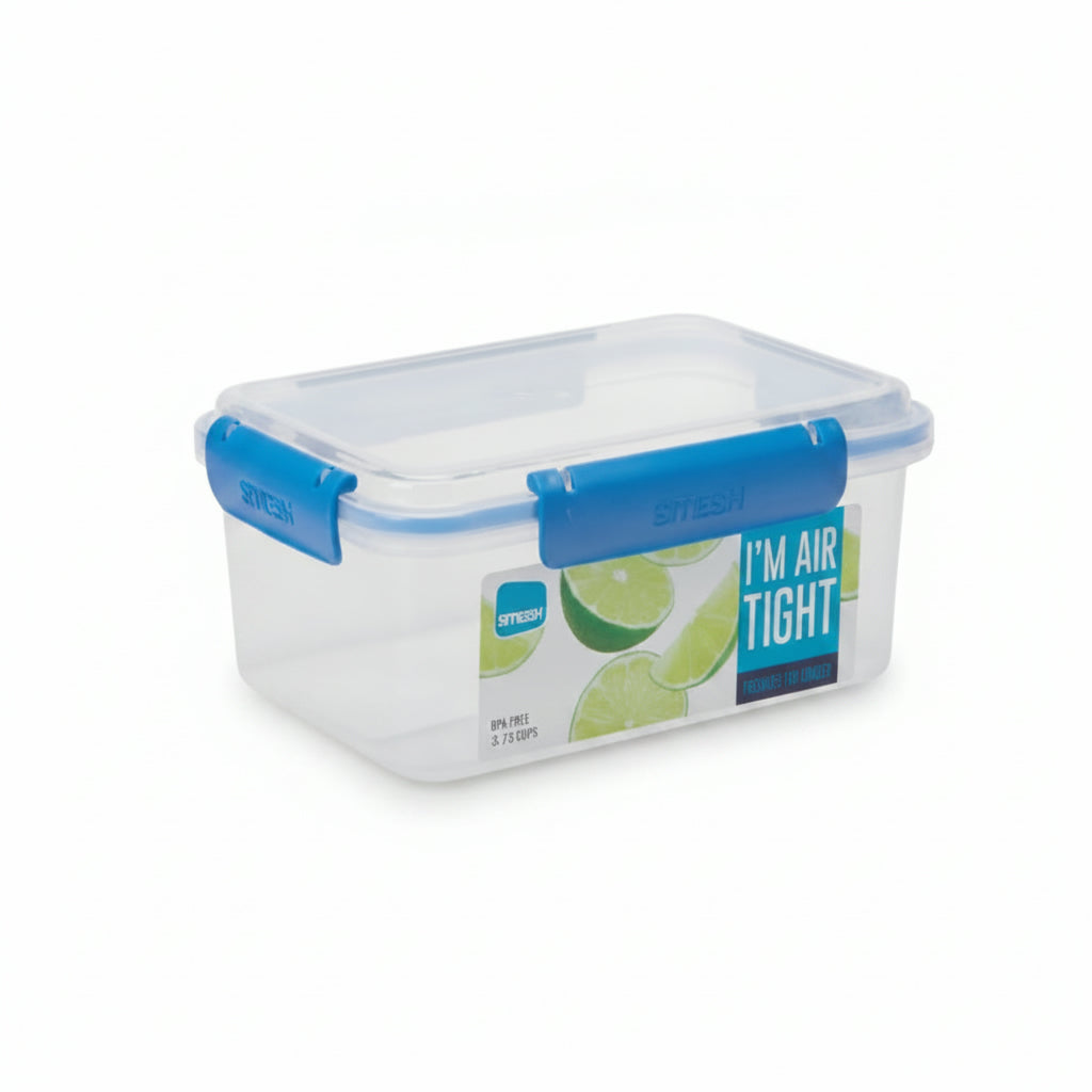 Lunch Box Tray Large 2L Transparent Blue
