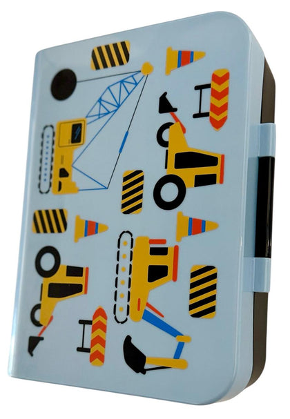 Lunch Box 6 Compartment 1.6L Bulldozer Blue