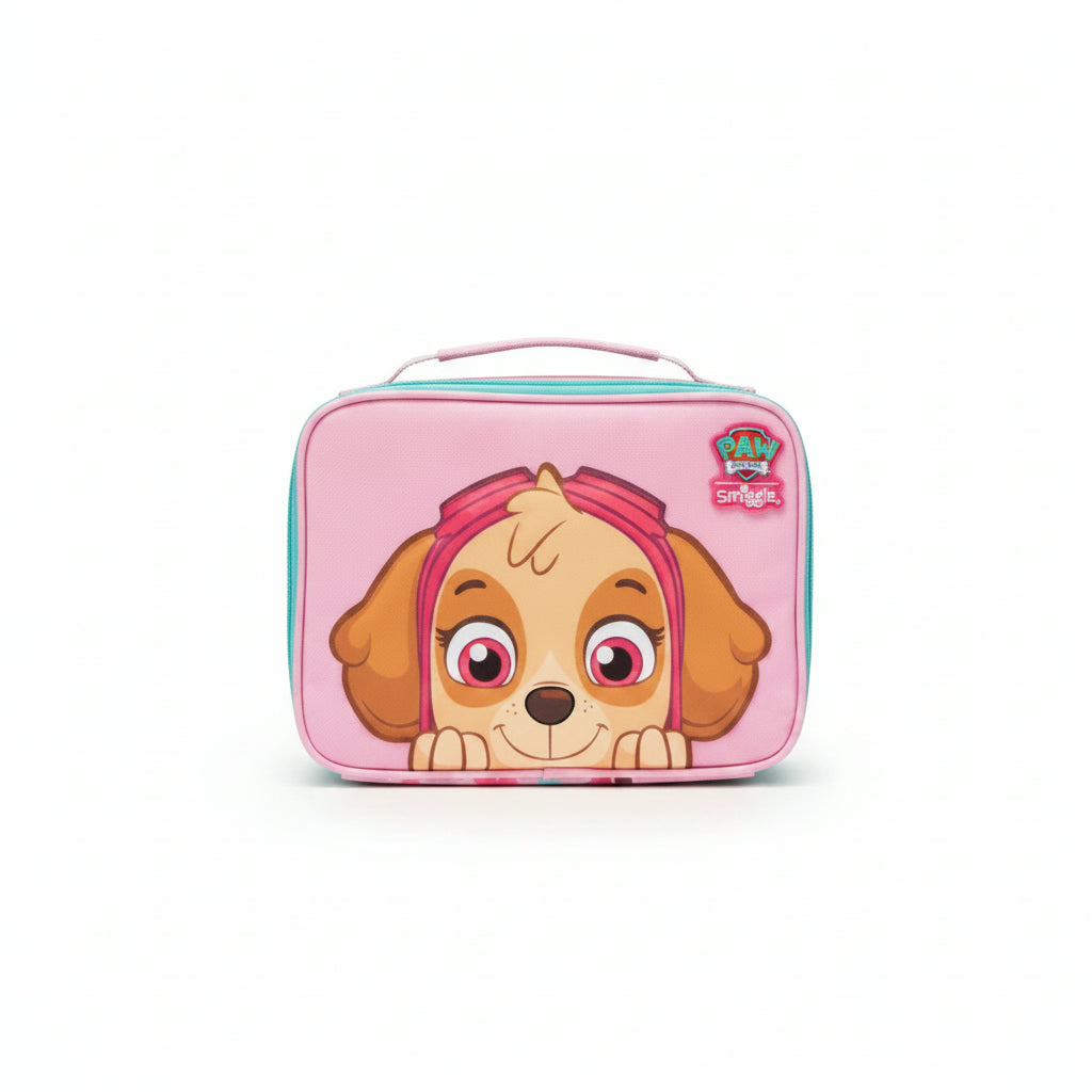 Paw Patrol Pink Junior Single Layer Lunchbag W19 x H25 x D8 cm