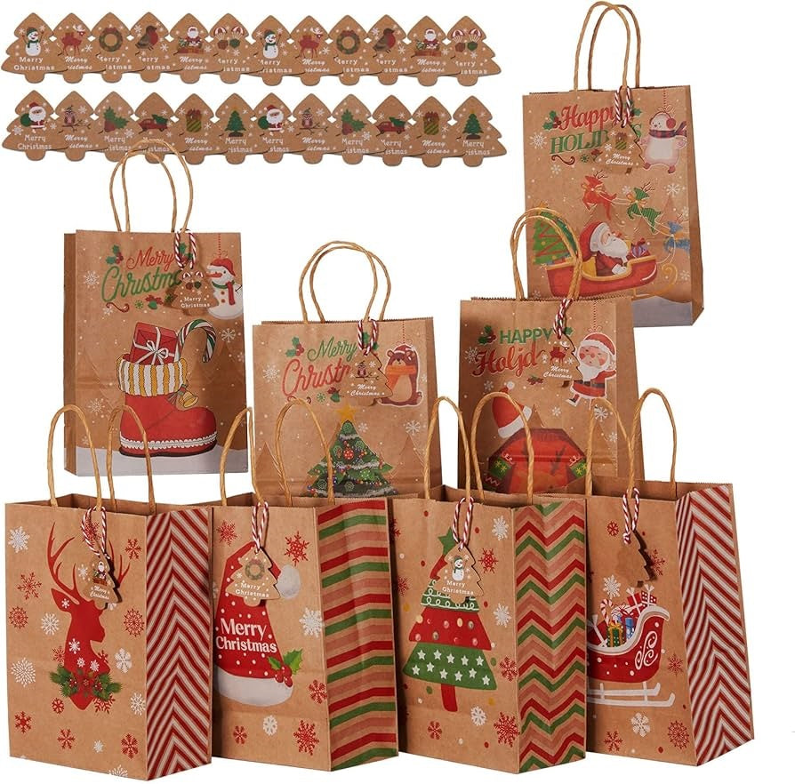 Christmas Loot Bag 24 Pcs 17×15 Cm