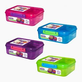 Lunch Box Bento 1.65 W/Yogurt Pot Assorted