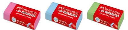 ERASER DUST FREE ASS.COLOR