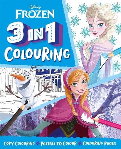 3 in 1 colouring-disney frozen