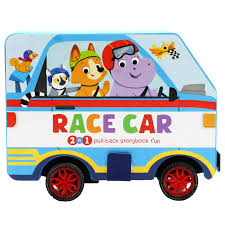 Pull Back Books-Race Car