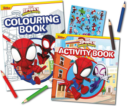 Disney 2 in 1 coloring activity pack spidey
