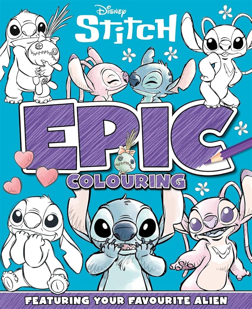Disney Stitch: Epic Colouring