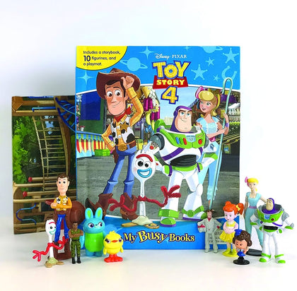 my busy book- toy story 4 ( with 12 figurines)