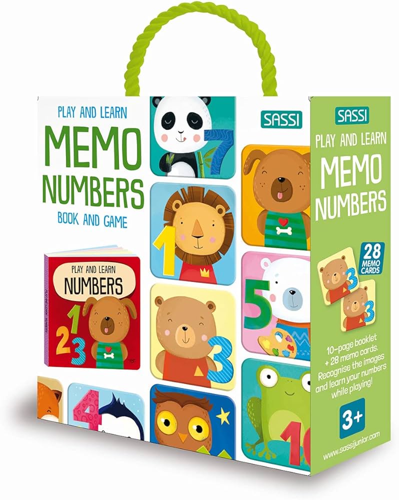 Joue Et Apprends Memo Chiffres Livre Et Jeu