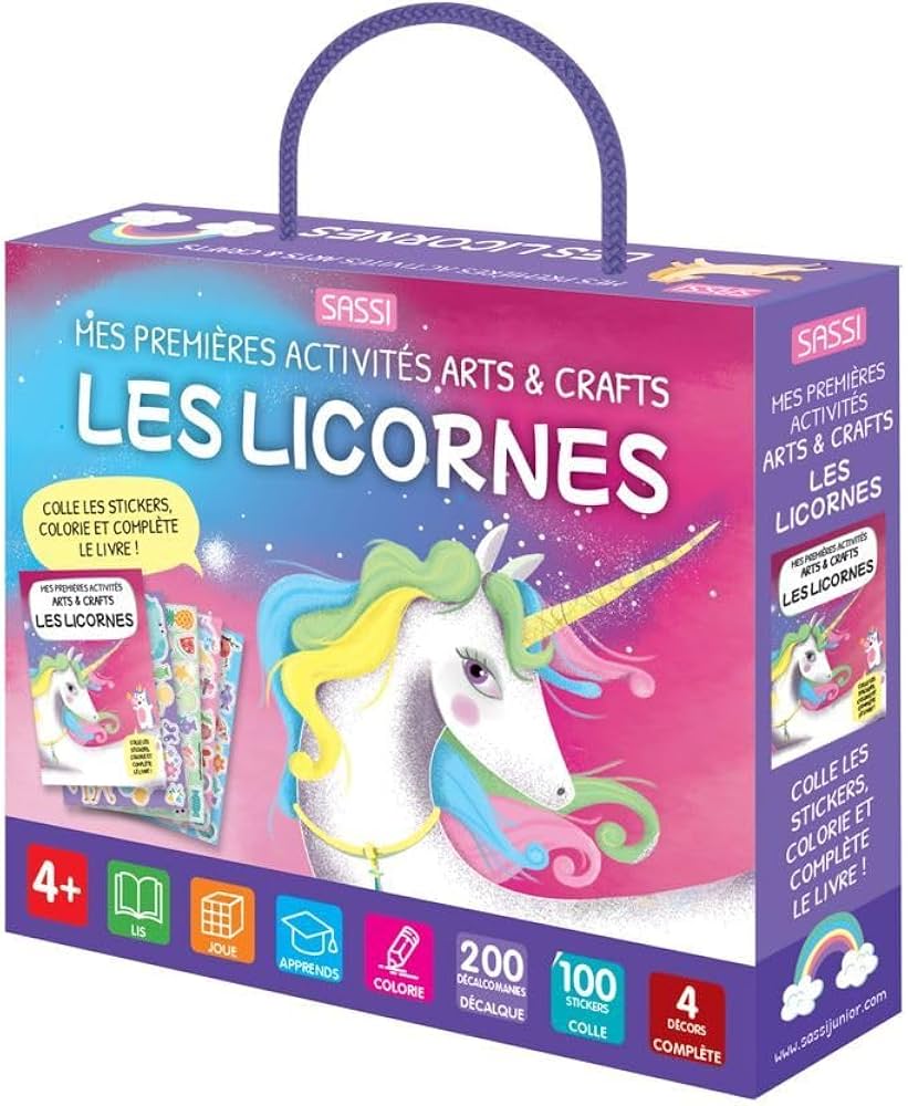 COFFRET LES LICORNES - MES PREMIERS ACTIVITES ARTS ET CRAFTS