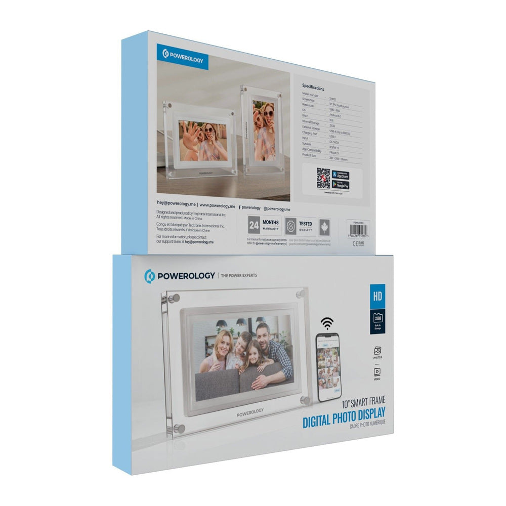 WiFi Digital Photo Frame Resolution:1024*600/1280*800 Size 10 - White