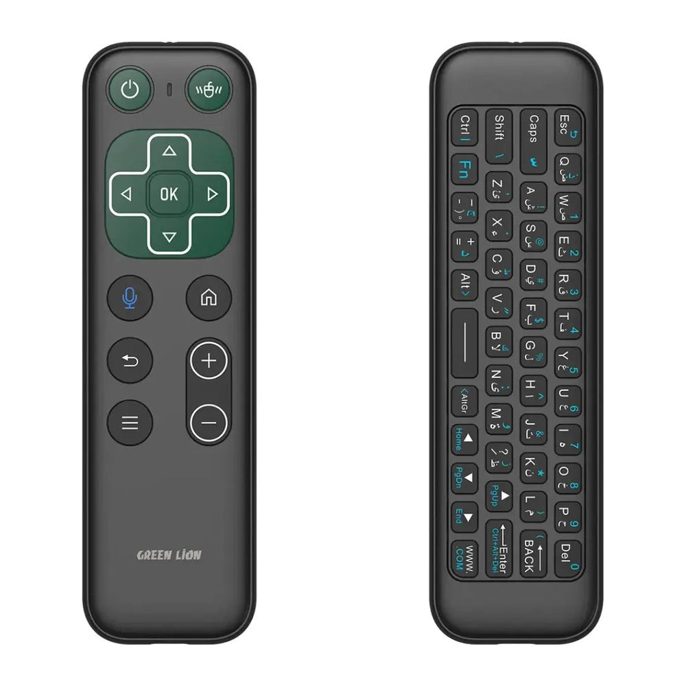 Wireless Remote with Keyboard and Mouse - Black
