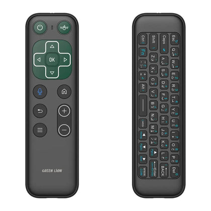 Wireless Remote with Keyboard and Mouse - Black