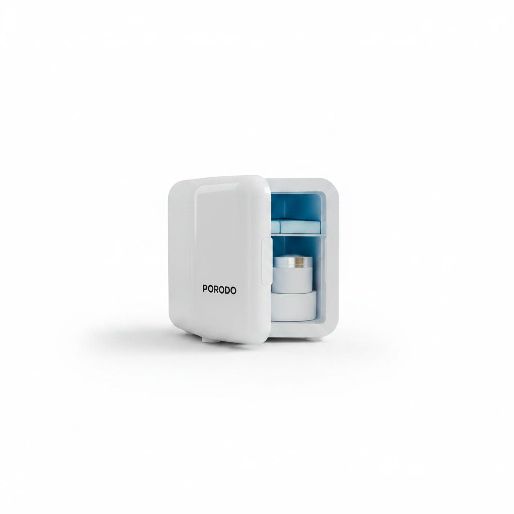 Mini Fridge for Cosmetics, Skincare &amp; Personal Use White
