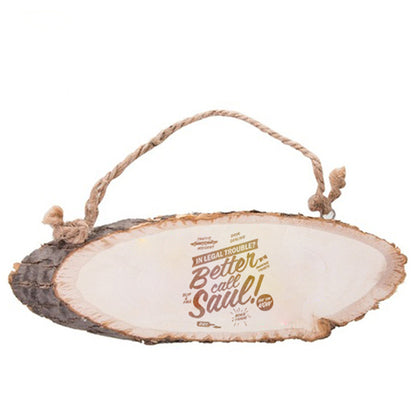 Print On Hanging Wood Engrave Large |QTY 1-5