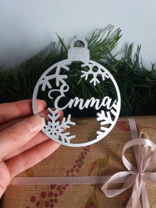 Print On Christmas Ornament Plexi |2 Layers|QTY 1-5