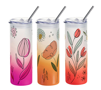 Print ON Tumbler Frosted Colored | QTY 1-5