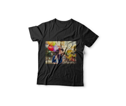 Print On Shirt Black One Side A4 |QTY 1-5