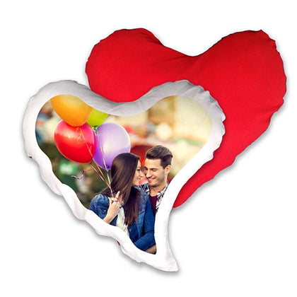 Print On Pillow Heart One Side Large |QTY 1-5