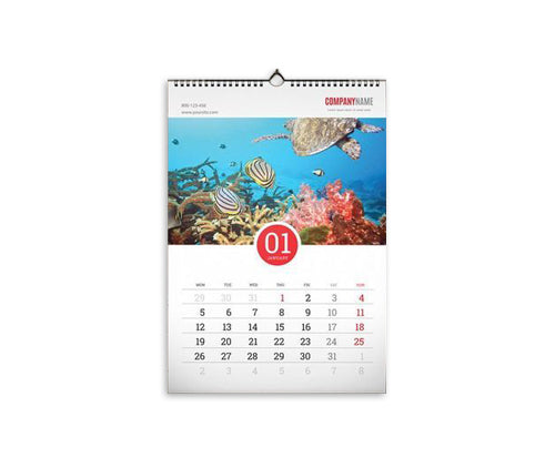 Print On Calendar With Hanger 13 Pages A4 |QTY 1-5
