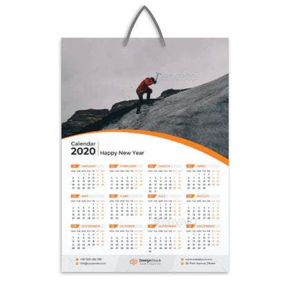 Print On Calendar With Hanger 1 Page A3 |QTY 1-5