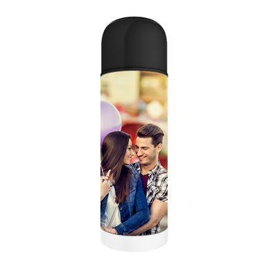Print On Bottle Flask White |QTY 1-5