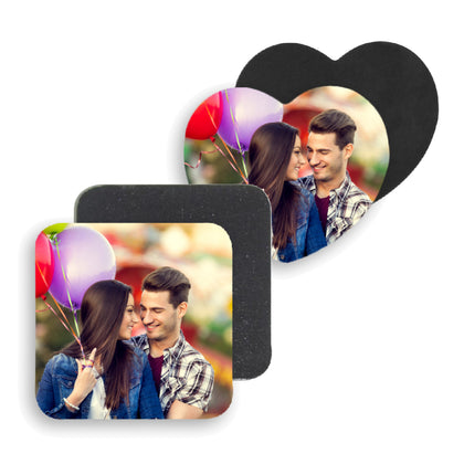 Print On Fridge Magnet Large Square, Heart |QTY 1-5