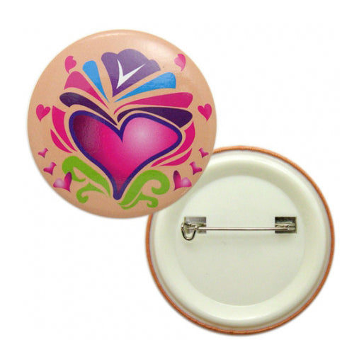 Print On Plastic Badge with Pin 7.5 cm