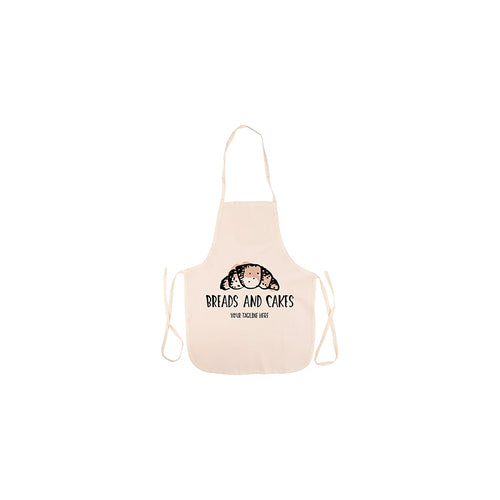 Print On Apron Beige Kids |QTY 1-5