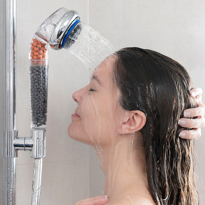 Multifunction Mineral Eco Showerhead With Germanium And Tourmaline Pearal