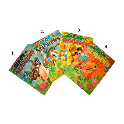 Coloring Book & Stickers