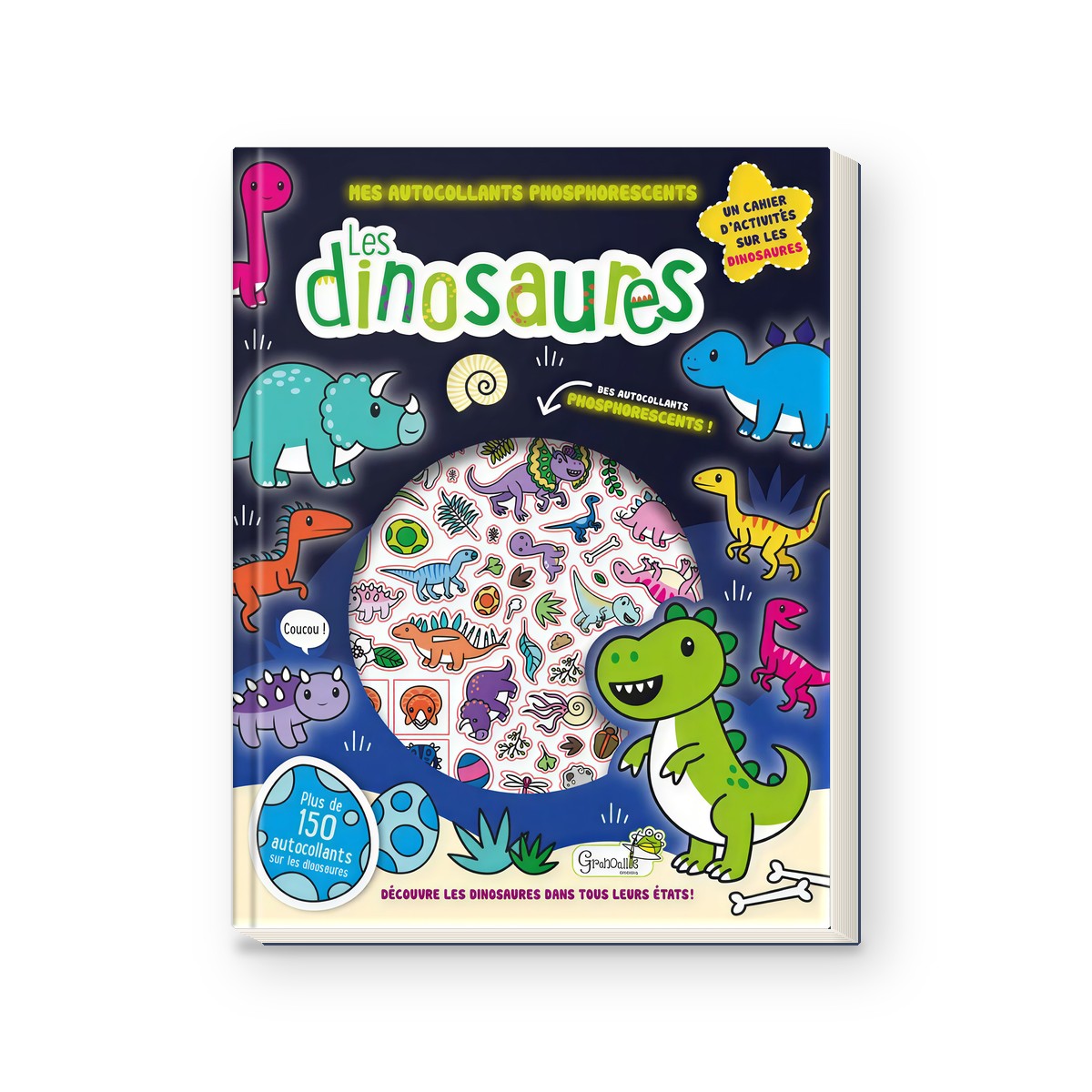 Les dinosaures: Mes autocollants phosphorescents