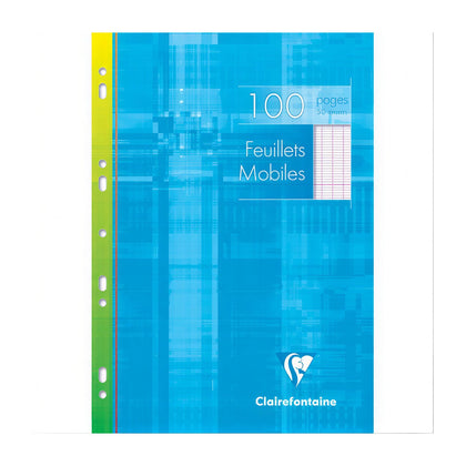 Loose Leaf Single 90gsm A4 100 sheets, punched refill sheets on satin-smooth 90gsm paper.