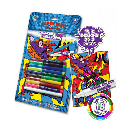 Magic Colouring Book Superhero