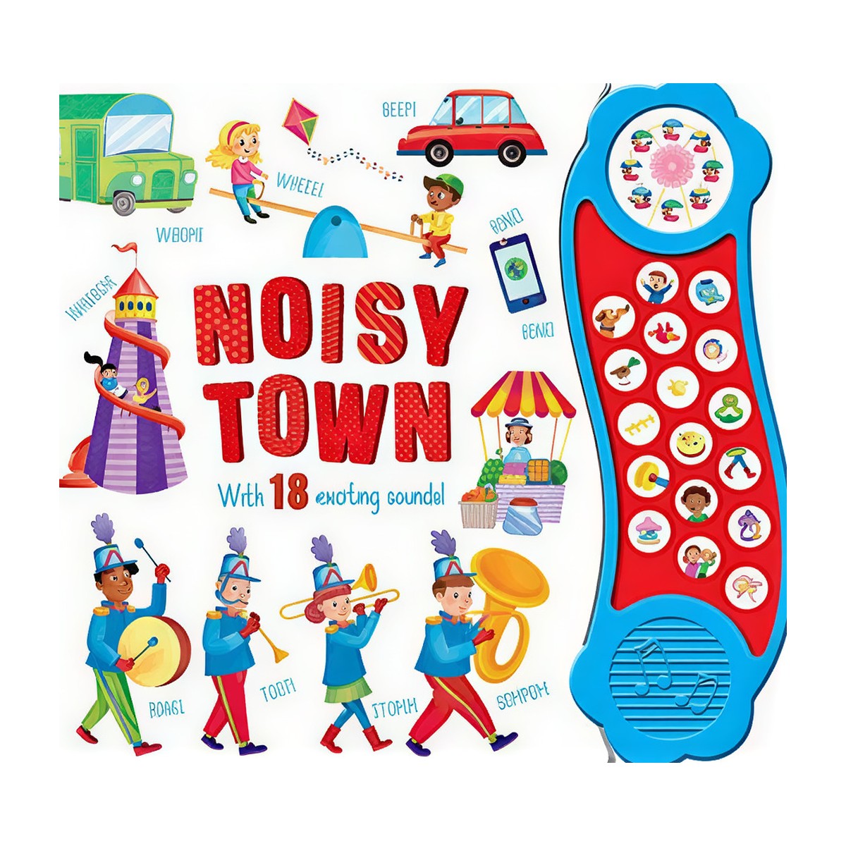 Noisy Town (Mega Sounds) Board book