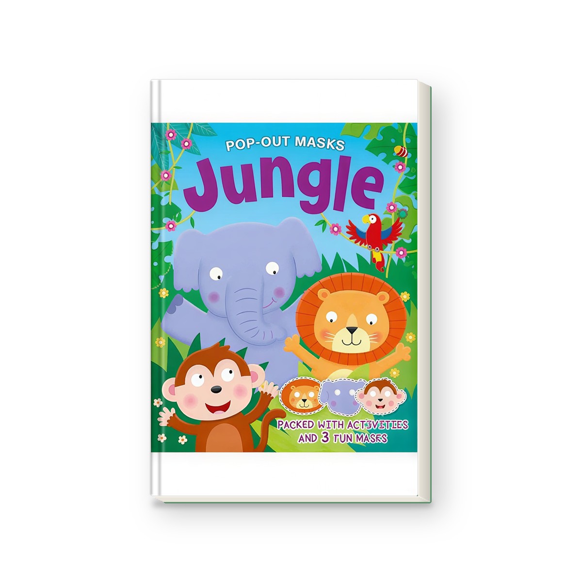 pop out masks - jungle animals