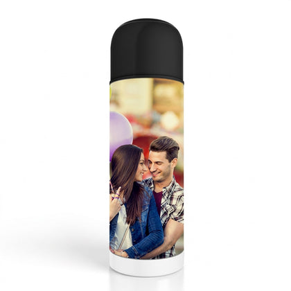 Print On Bottle Flask White