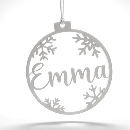 Print On Christmas Ornament Plexi 1 Layers